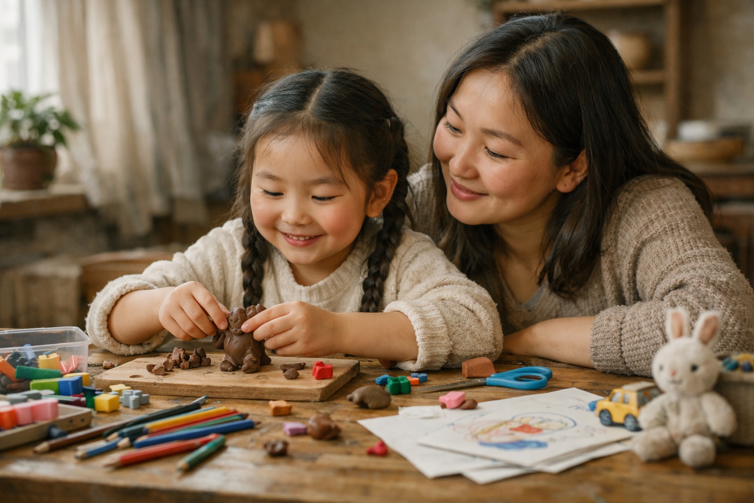 Лепка, вырезание, штриховка — база будущего письма