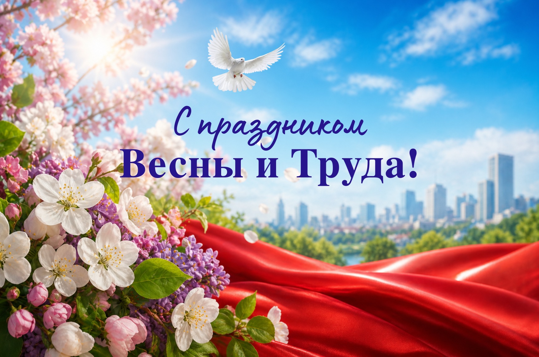  С Праздником Весны и Труда!